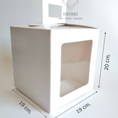 CAJA PARA PAN DULCE DE 1 KILO - 19x19x20 en internet
