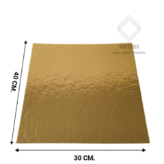 Base laminada dorada - 40x30