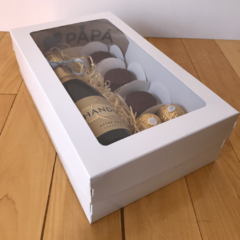 CAJA CON TAPA VISOR - 25X15X7