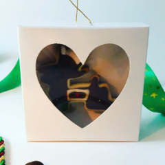 CAJITA CON VISOR CORAZÓN - 9.5X9.5X2.5 - comprar online