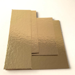 Base laminada dorada - 12x12 - Vikybox