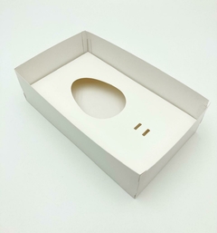 CAJA PARA MEDIO HUEVO DE PASCUA N° 12 CON TAPA VISOR en internet