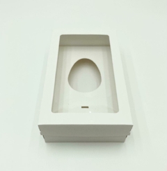 CAJA PARA MEDIO HUEVO DE PASCUA N° 12 CON TAPA VISOR