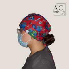 Gorros clínicos con estampado - AC Scrubs