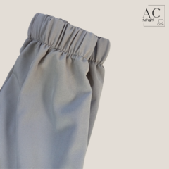 Scrub gris perla mujer