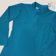 Scrub azul tiffany mujer