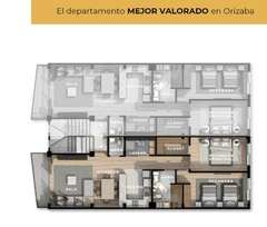 Departamento Baytuna en Venta Orizaba 92.64 M2 en internet