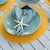 Jogo Conjunto 4 Pratos Rasos Oxford Porcelana Ryo Blue Bay 27,5 cm - Decaelo