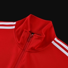 Conjunto Adidas Vermelho com Calça Preta | Estilo Esportivo Clássico - GOATshopping - WWE, Grifes, Gym, & Sneakers