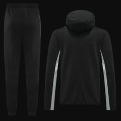 Conjunto Nike Tech Fleece Bicolor | Estilo Cinza e Preto com Capuz - loja online
