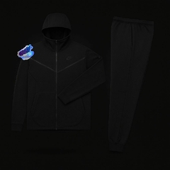 Conjunto Nike Tech Fleece Preto Masculino | Moletom e Calça Slim Premium - comprar online