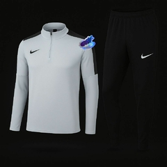 Conjunto Nike Tech Cinza & Preto | Roupa de Treino Slim com Estilo - comprar online