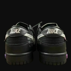 Tênis Nike Dunk Low Off-White Lot 50 | Edição Limitada Virgil Abloh Preto com Roxo - loja online