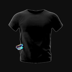 Camiseta Preta Gringa - Modelo Americana "Colada" na internet