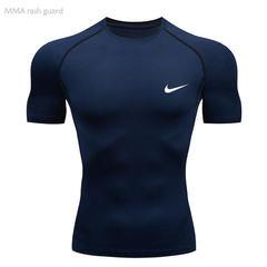 Camisa Casual De Compressão Homem De Corrida Ginásio Esportiva Topo na internet