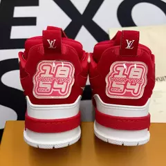 Louis Vuitton LV Skate Sneaker • Monogram Red Flowers - loja online