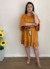 Vestido Curto Suede Babado na internet