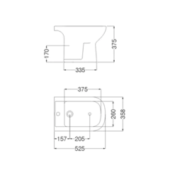 BIDET BARI 1 AG FERRUM BKM1 * - comprar online