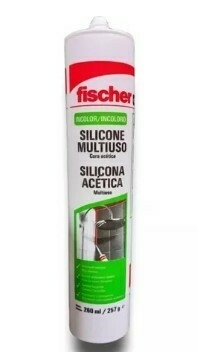 SELLA SILICONA ACET TRANSPARENTE CART FISCHER *