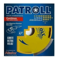 DISCO DIAMANT. PATROLL CONTINUO 4.5" *