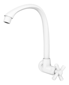 CANILLA TIGRE PVC COCINA PARED BLANCA CRUZ 470 *