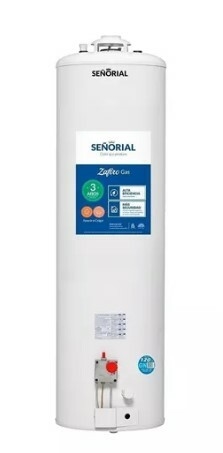 TERMOTANQUE SEÑORIAL 160 LTS MULTIGAS 153 X46 CM *