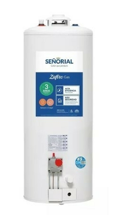 TERMOTANQUE SEÑORIAL 85 LTS MULTIGAS 110 X 41 CM 330002 *