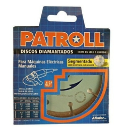 DISCO DIAMANT. PATROLL SEGMENTADO 9" *