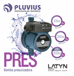 BOMBA PRESURIZADORA PRES 100W 8.5M 30L/MIN *