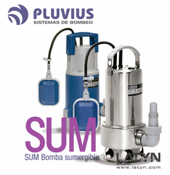 BOMBA SUMERGIBLE PLASTICA AGUA SUCIA 750 W *