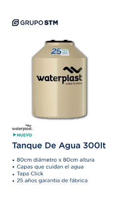 TANQUE WATERPLAST TRICAPA 300 L T300 *