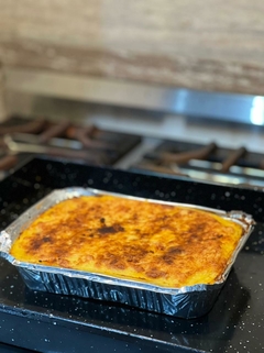 PASTEL DE BONDIOLA DESMECHADA BRASEADA CON PURE MIXTO Y MUZZARELLA ( Se puede congelar ) - NoTanGourmet