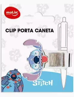Clip Porta Caneta - Molin - Stitch