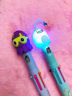 Caneta 6 cores Led de bichinhos sortidos - comprar online