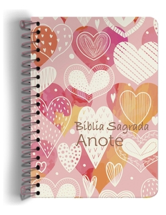 Bíblia Sagrada Anote - Outubro rosa NVT