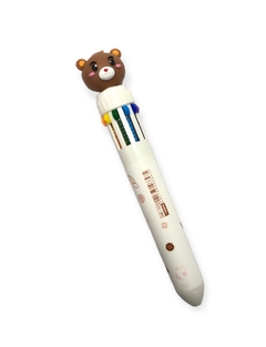 Caneta 10 cores Ursinho - comprar online