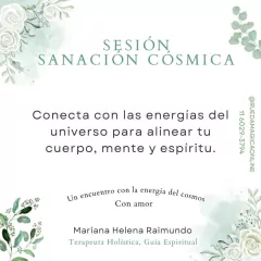 SESIÓN SANACIÓN CÓSMICA