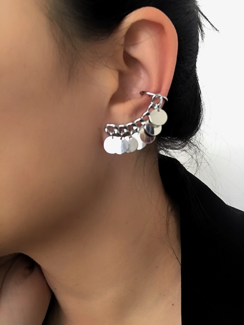 Brinco Ear Cuff Moedas
