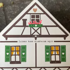 Casinha Bloco Coisas Boas 15x10x10 - Amanhã te Conto um Segredo - Atacado