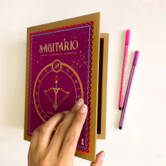 Caixa Livro P Sagitario signos - comprar online