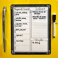 Planner Magnético Motivação hábito semanal 24,5x19,5 na internet