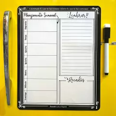 Planner Magnético Motivação hábito semanal 24,5x19,5 - Amanhã te Conto um Segredo - Atacado
