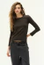 Remera Holly Marron