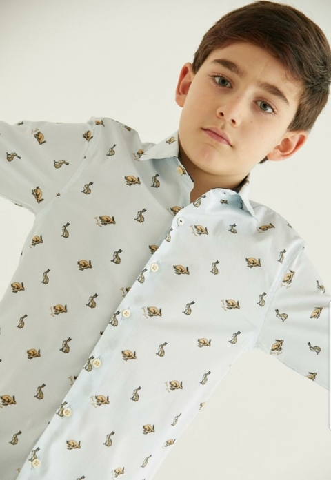 CAMISA BUNNIE CELESTE