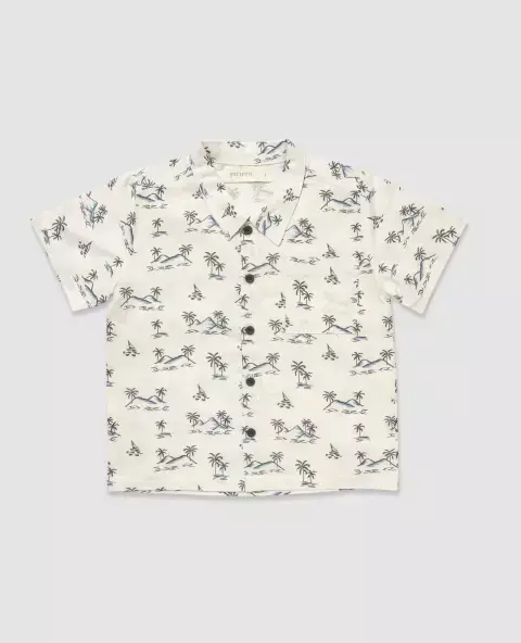 Camisa bb de Lino Island