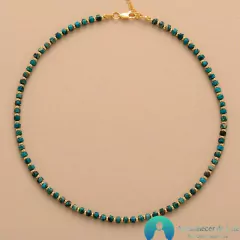 Gargantilha Choker Grace em Pedras Naturais. na internet