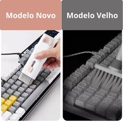 Imagem do 7-em-1 kit de limpeza teclado do computador limpador escova fone de ouvido canet