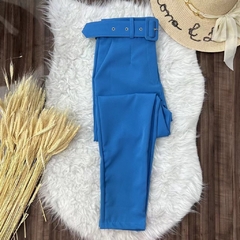 Imagem do ￼Calça Feminina Alfaiataria Com Cinto Forrado Moda Feminina