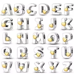 Berloque Prata 925 Letras - Empório Ofertou