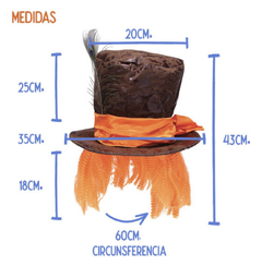 Gorro Sombrerero Loco Alicia en internet